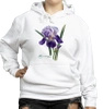 Bearded iris 'Alcazar' — hoodie