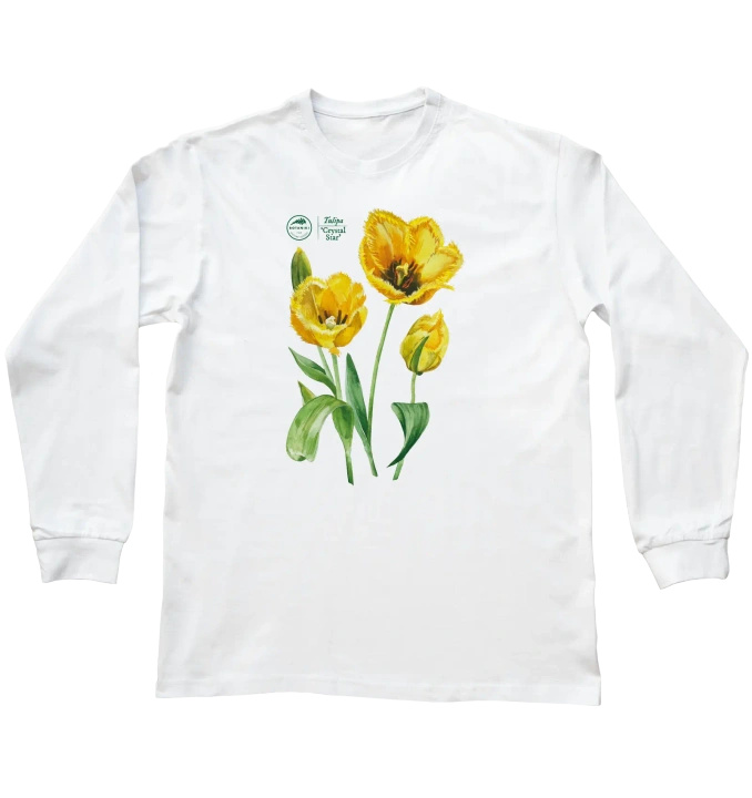Tulip 'Crystal Star' — long sleeve t-shirt