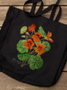 Garden nasturtiums — premium cotton bag