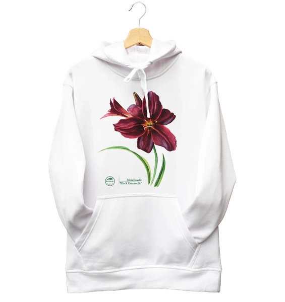 Daylilies 'Black Emanuelle' — hoodie