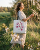 Saucer magnolia — premium cotton bag