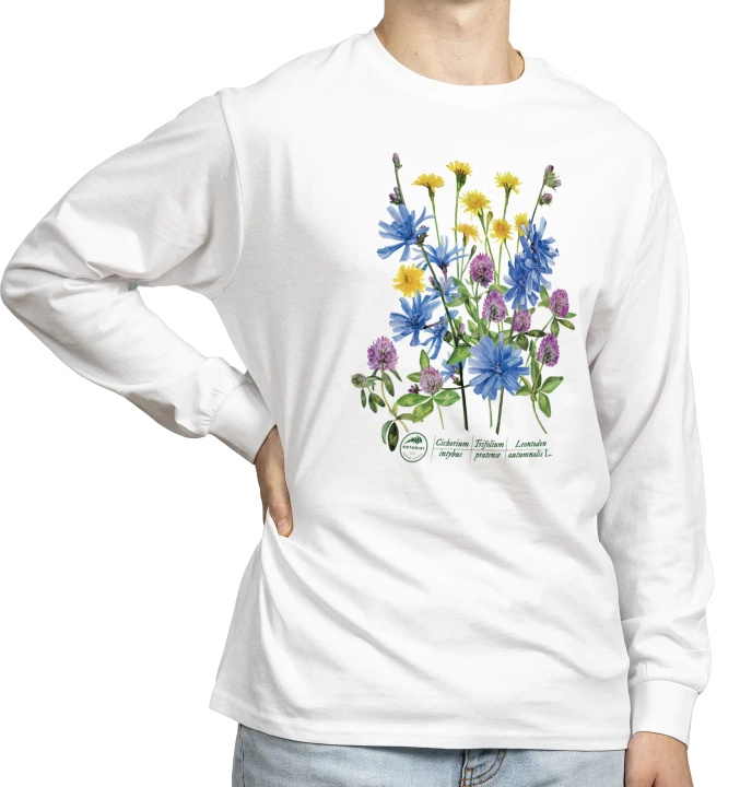 Roadside flowers — long sleeve t-shirt