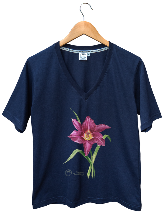 Summer Wine daylilies — premium  t-shirt