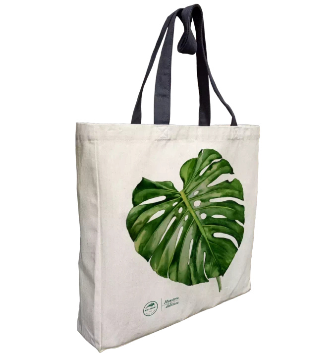 Swiss cheese plant — premium cotton bag
