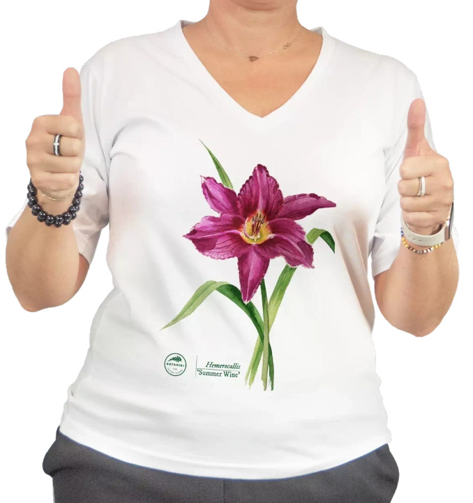 Summer Wine daylilies — premium  t-shirt