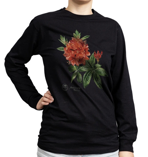 Rhododendron 'Fireball' — long sleeve t-shirt