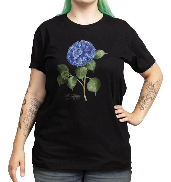 Hydrangea 'Jip Blue' — classic unisex t-shirt