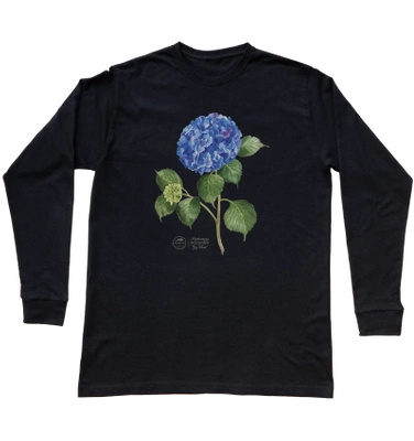 Hydrangea 'Jip Blue' — long sleeve t-shirt