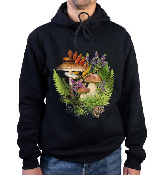 Autumn treasures of the woods — premium hoodie