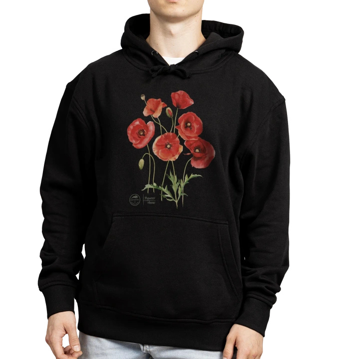 Common poppies — hoodie