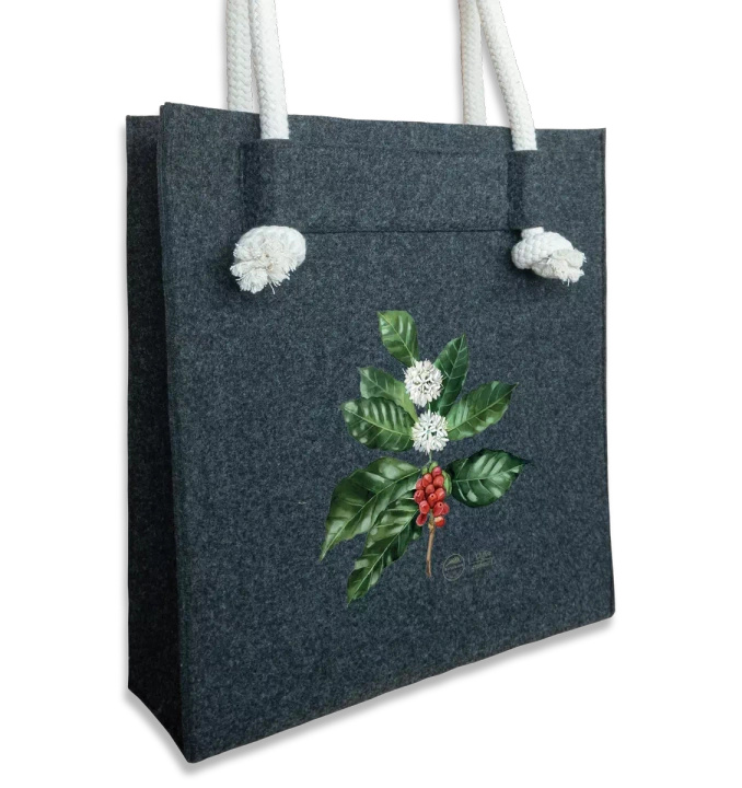 Coffea arabica — premium felt bag