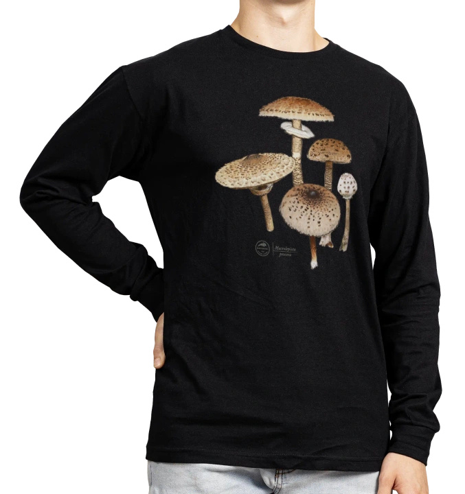 Parasol mushroom — long sleeve t-shirt