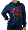 Common poppies — premium hoodie