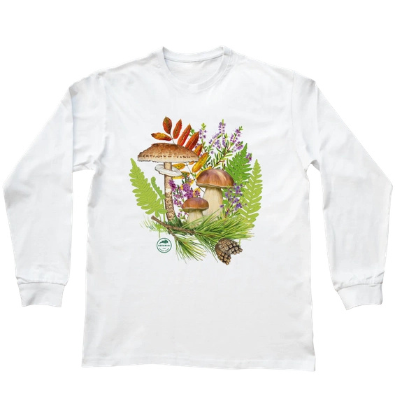 Autumn treasures of the woods — long sleeve t-shirt