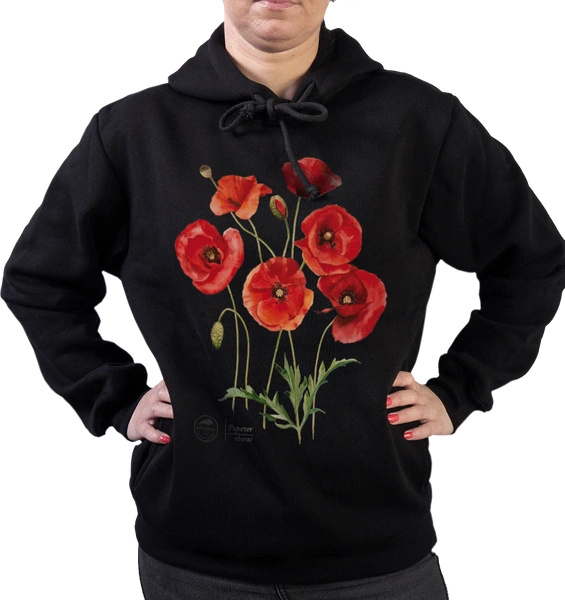 Common poppies — premium hoodie