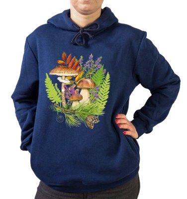 Autumn treasures of the woods — premium hoodie