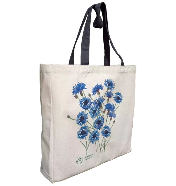 Cornflowers — premium cotton bag