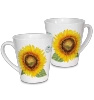 Common sunflower — latte mug