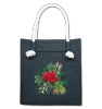 Winter bouquet — premium felt bag