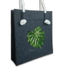 Monstera — premium felt bag