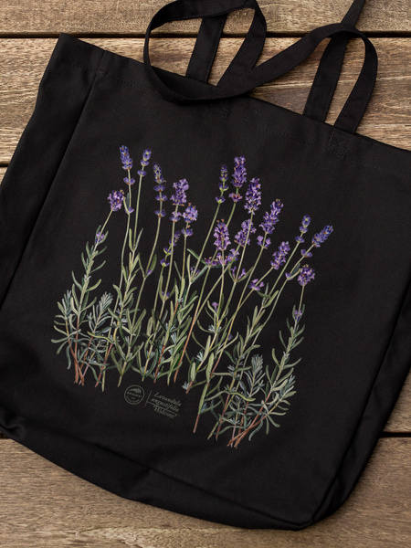 Lavender 'Hidcote' — premium cotton bag