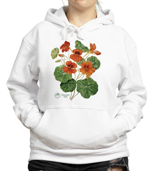 Garden nasturtiums — hoodie