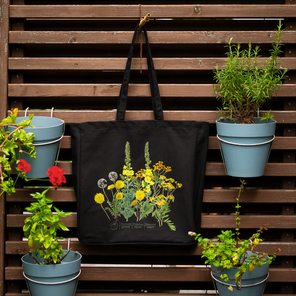 Golden herbs — premium cotton bag