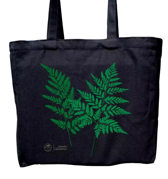 Leather fern — premium cotton bag