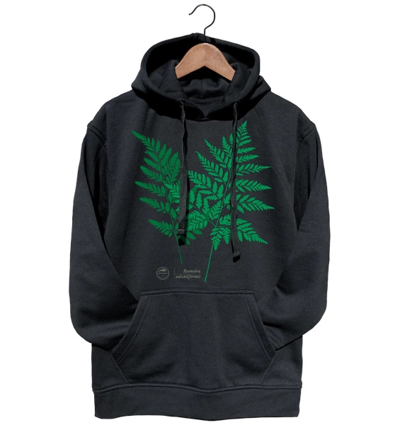 Leather fern — hoodie