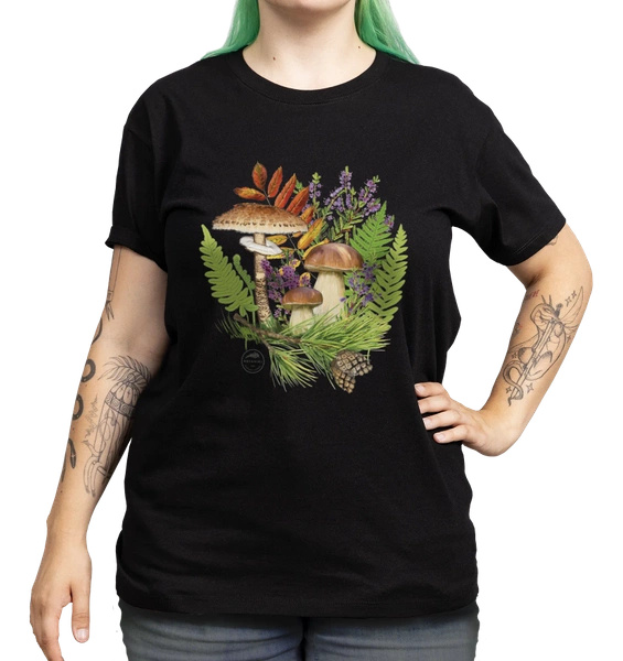 Autumn treasures of the woods — classic t-shirt