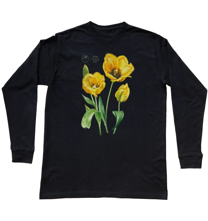 Tulip 'Crystal Star' — long sleeve t-shirt