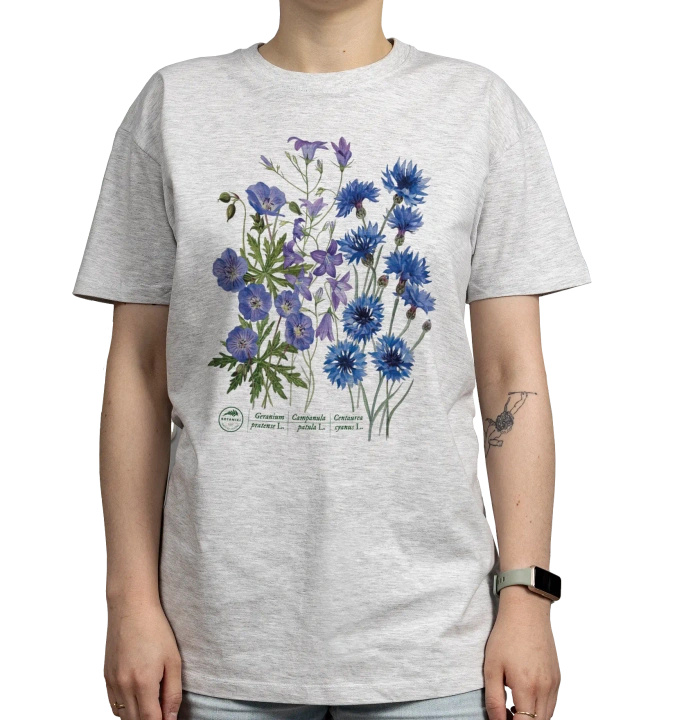 Blue meadow — classic t-shirt