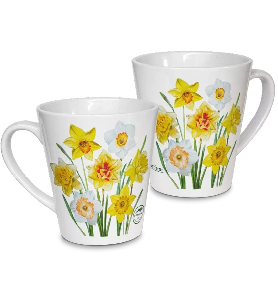 Daffodils — latte mug