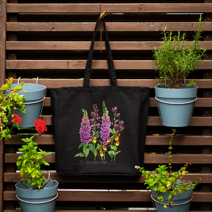 Forest flowers — premium cotton bag