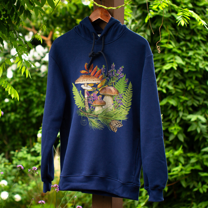Autumn treasures of the woods — premium hoodie