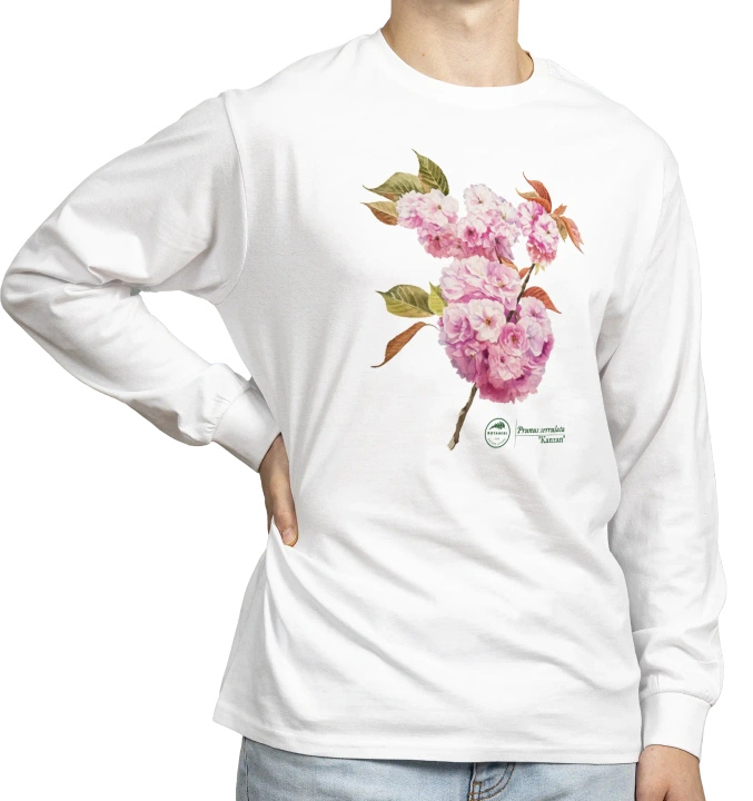 Cherry blossom 'Kanzan' — long sleeve t-shirt