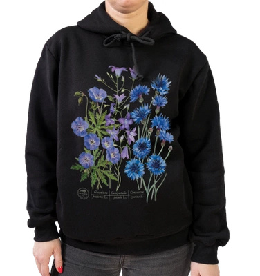 Blue meadow — premium hoodie