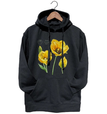 Tulips 'Crystal Star' — hoodie