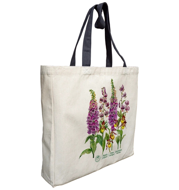 Forest flowers — premium cotton bag