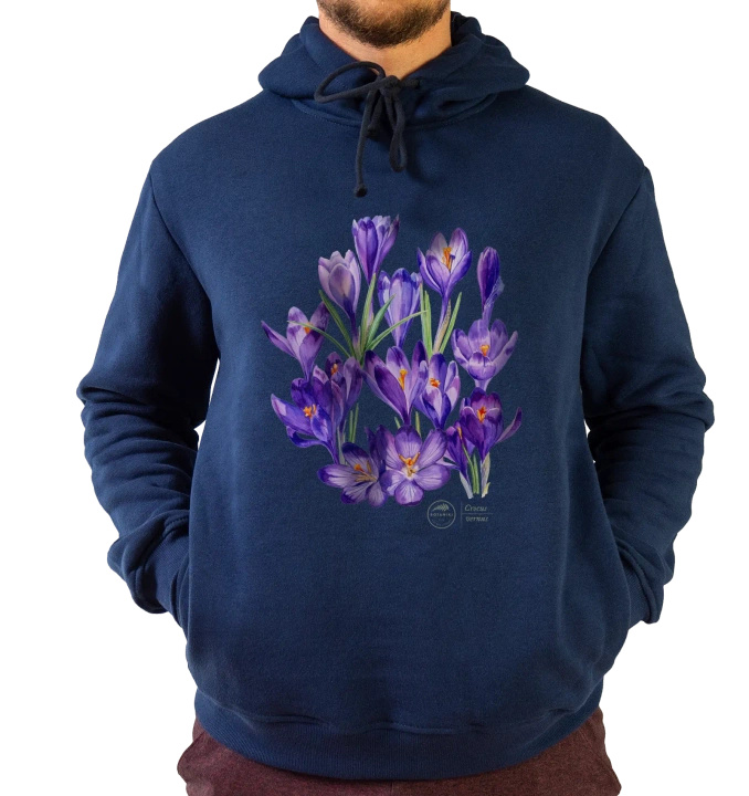 Spring crocus — premium hoodie