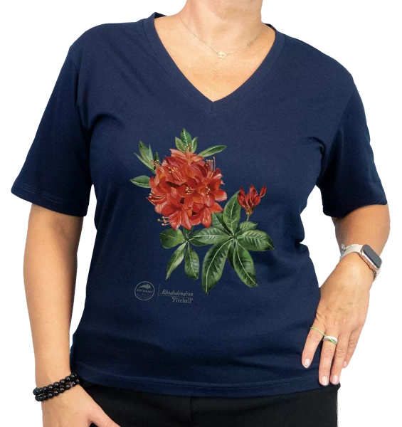 Rhododendron 'Fireball' — premium  t-shirt