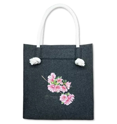 Common rhododendron — premium felt bag