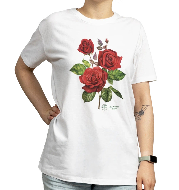 Rose 'Crimson Bouquet' — classic t-shirt