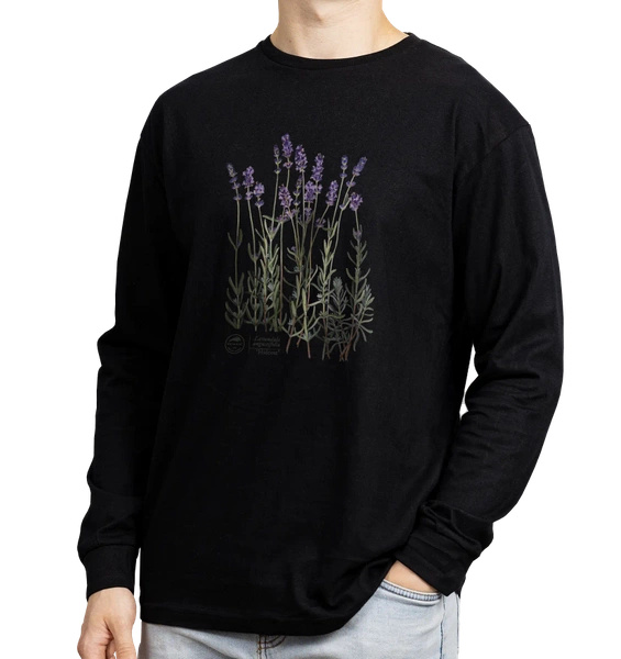 Lavender 'Hidcote' — long sleeve t-shirt