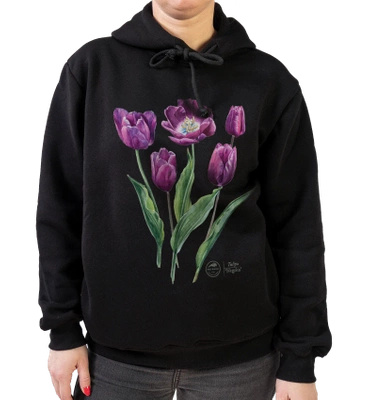 Tulips 'Negrita' — premium hoodie