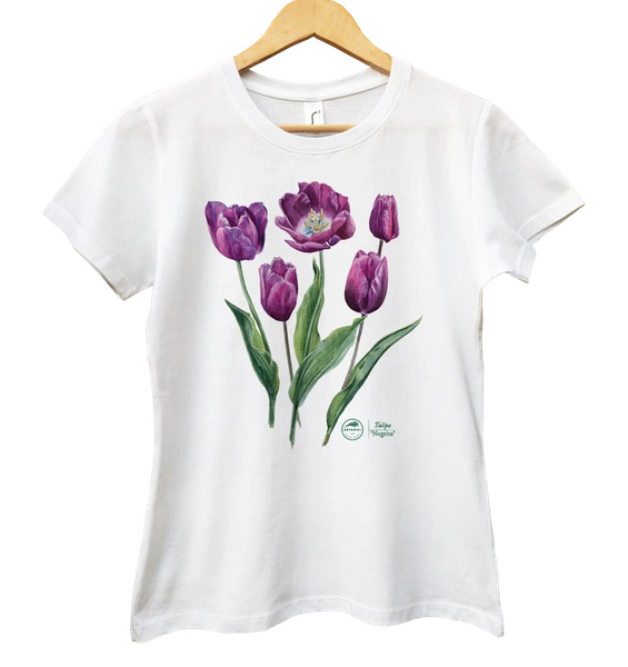 Tulip 'Negrita' — women's t-shirt