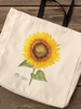 Common sunflower — premium cotton bag