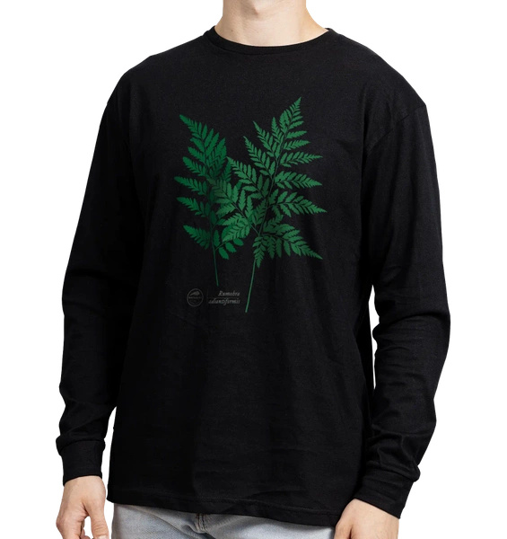 Leather fern — long sleeve t-shirt