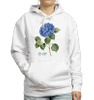 French hydrangea 'Jip Blue' — hoodie