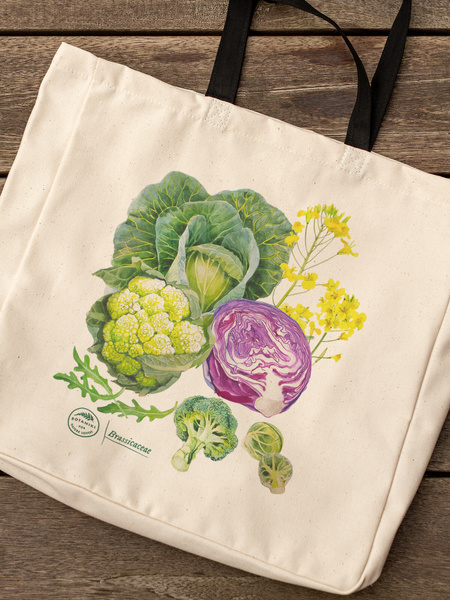 Cruciferous vegetables — premium cotton bag